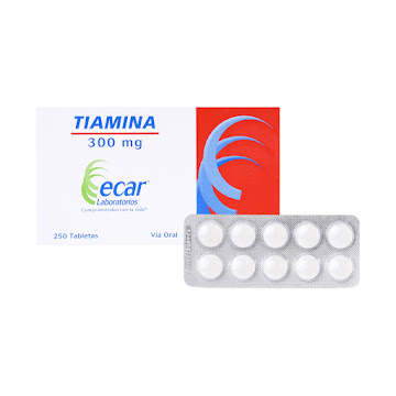 Tiamina 300 Mg Ecar Fracción Blíster x 10 Tabletas  