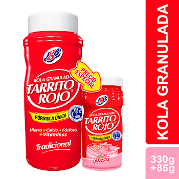 Tarrito Rojo JGB Frasco x 320 g + Tarrito Rojo Fresa x 85 gr  