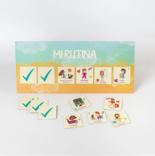 Rutina Visual Imantada Versión Niña Little Soul Unidad x 1 Nuestra Rutina Visual es mucho más que un organizador:
es una guía diaria que ayuda a tus hijos a entender el orden del día, a anticipar lo que viene y a vivir cada momento con tranquilidad.

Ayuda a 