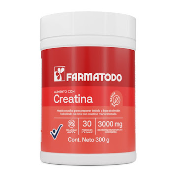 Creatina Farmatodo Sin Sabor x 300 gr  
