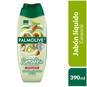 Jabón Líquido Corporal Palmolive Smoothie Almendra, Aguacate y Leche x 390 ml  