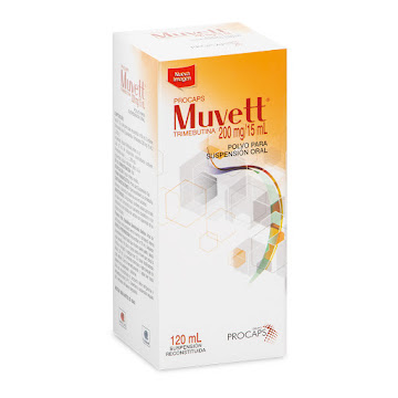**Muvett 200Mg Suspensión Frasco x120Ml. Procaps Trimebutina              