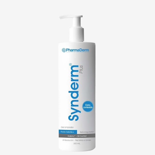 Gel limpiador Synderm Plus Seborregulador Frasco x 300 ml