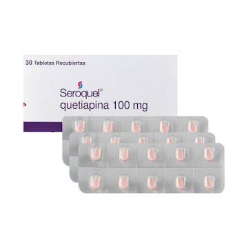 Seroquel 100Mg Comprimidos Caja X30Com. Astrazeneca Quetiapina          