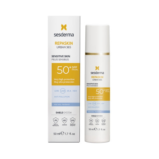 Fotoprotector Repaskin Sesderma Urban 365 Pieles Sensibles Spf 50 Caja x 50 ml