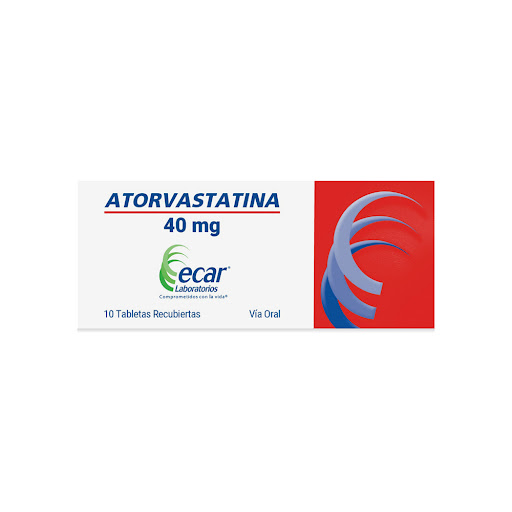 Atorvastatina 40 mg Ecar Caja x 10 Tabletas