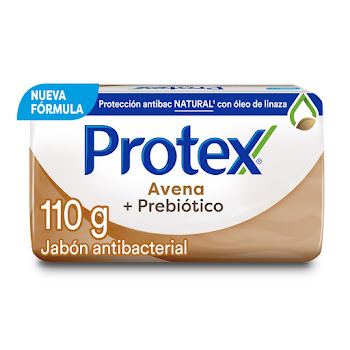 Jabón Antibacterial Protex Avena Barra Empaque x 110 gr  