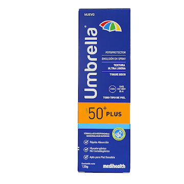 Protector Solar Umbrella Plus Emulsión Spray SPF50 x 120 gr  