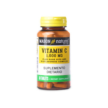 Mason Natural Vitamina C 1000 mg Frasco x 60 Tabletas  