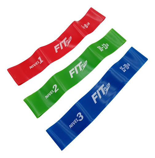 Set De Bandas Cerradas Fitplus (3 Unds) FITPLUS Papeleta x 1 set  