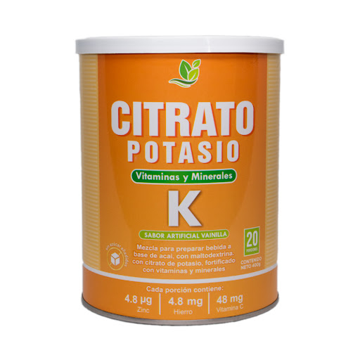 Citrato De Potasio Collegen Vainilla Tarro x 400 gr