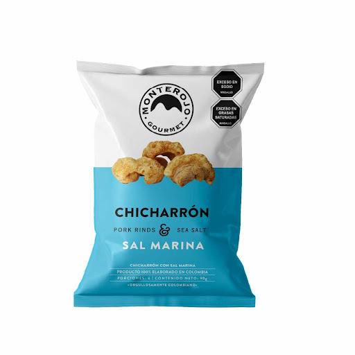 Chicharrón Carnudo   Monterojo Sal Marina x 90 gr