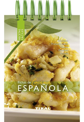 Cocina Española. Fichas De Cocina Ediciones Tikal Libro x 1 