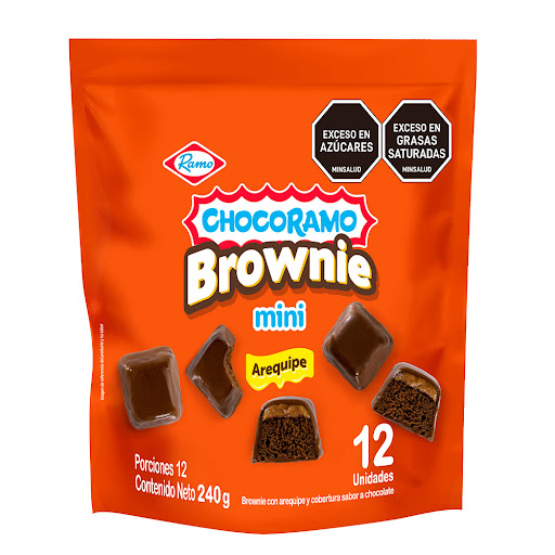 Brownie Ramo Arequipe Mini Paquete x 12 und