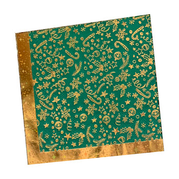 Servilleta Nico Navidad Verde x 12 und   