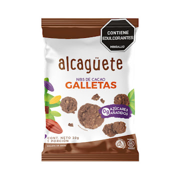 Galletas Nibs De Cacao Alcaguete x 30 gr  
