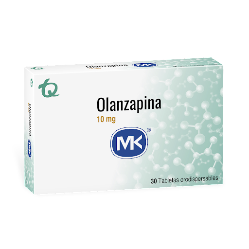 Olanzapina 10 mg MK Caja x 30 Tabletas