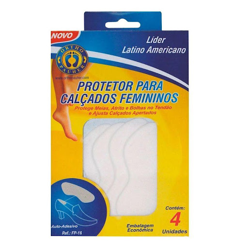 Protector Para Talón Dama Talla Única Ortho Pauher Orthopauher Individual x 1 Protector para talón de aquiles especial para calzados femeninos elaborado en material adhesivo