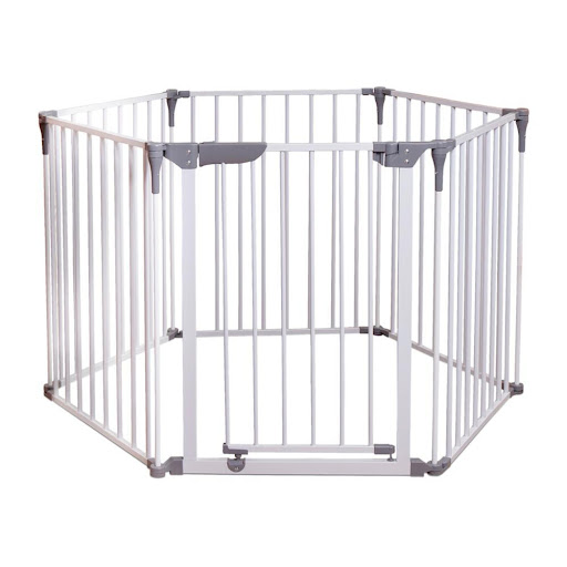 Reja De Seguridad Para Bebe - Royal Converta 3en1 Dream Baby Dream Baby Unidad x 1 Esta puerta versátil es perfecta para proteger a la familia, el hogar o las mascotas. Dependiendo de dónde se necesite mantener al pequeño, adentro o afuera, se puede usar como un patio de juegos inde