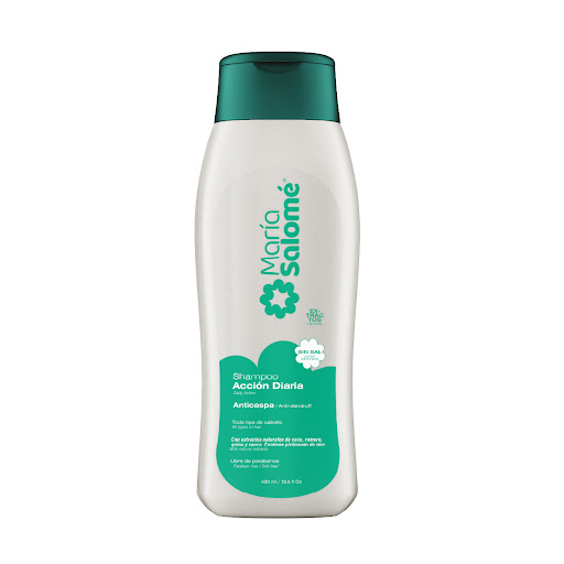 Shampoo Maria Salome Acción Diaria Anticaspa Sin Sal x 400 ml
