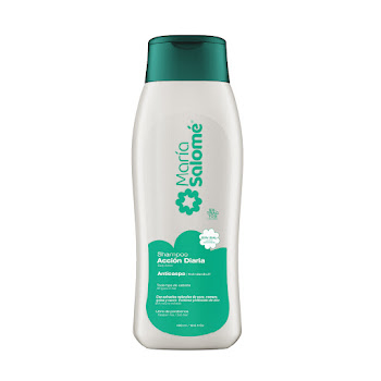 Shampoo Maria Salome Acción Diaria Anticaspa Sin Sal x 400 ml  