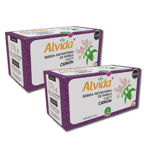 Aromática Alvida Panela Cidrón X 6 Gr Display X 22 Unds Pack X 2  Alvida Display x 22 Aromática Alvida Panela Cidrón X 6 Gr Display X 22 Unds