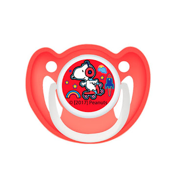 Solo Online Chupo Peanuts  Pacifier   Color Rojo X 1 Unidad 