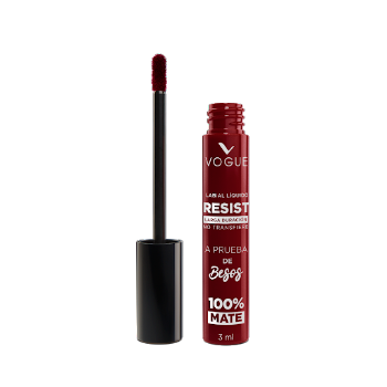 Labial Líquido Vogue Resistencia Atrevida x 3 ml  