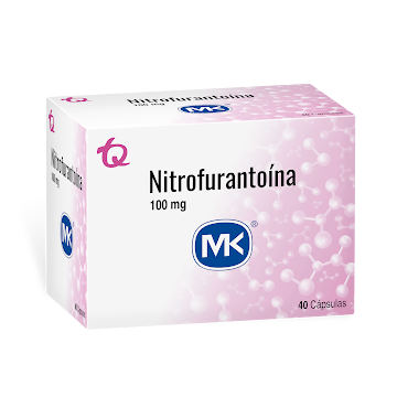 Nitrofurantoína MK 100 mg Caja x 40 Cápsulas  