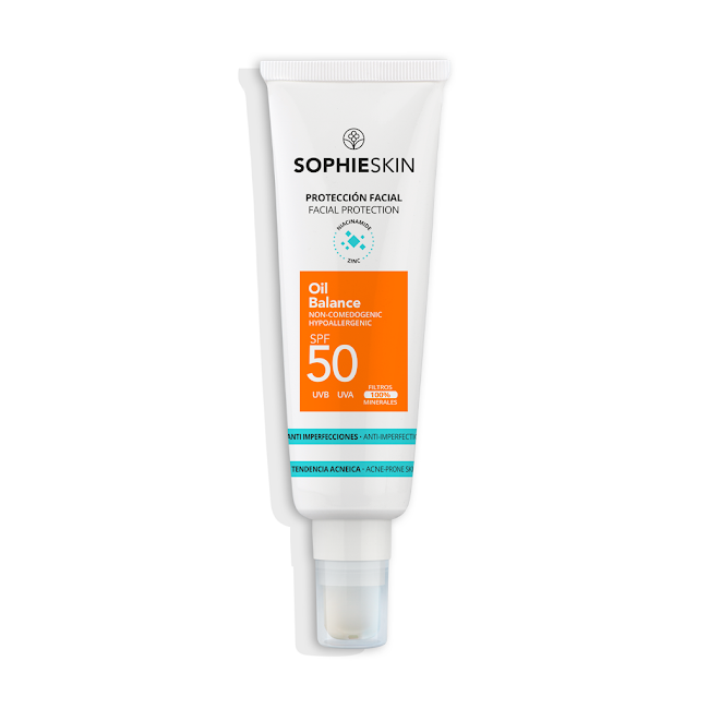 Protector Solar Facial Sophieskin Oil Balance SPF50 Tubo x 50 ml  