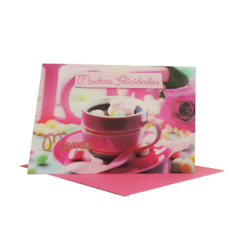 Tarjeta De Regalo Para Toda Ocasión Grande En Tercera Dimensión Motivos Surtidos x 1 und  