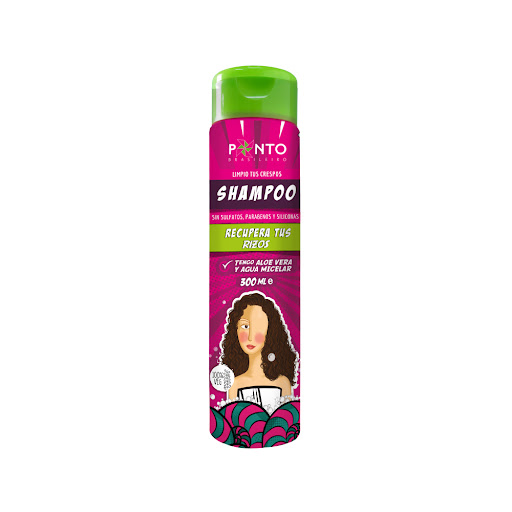 Shampoo Ponto Suave Limpio Tus Crespos Frasco x 300 ml  