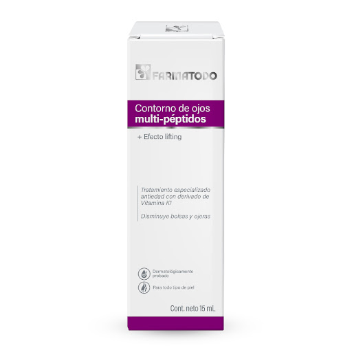 Contorno De Ojos Farmatodo Multipéptidos Efecto Lifting Frasco x 15 ml