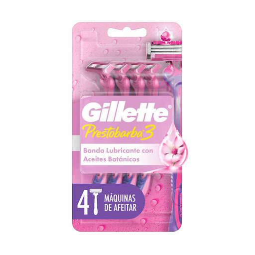 Cuchilla de Afeitar GILLETTE Prestobarba 3 Blíster x 4 und