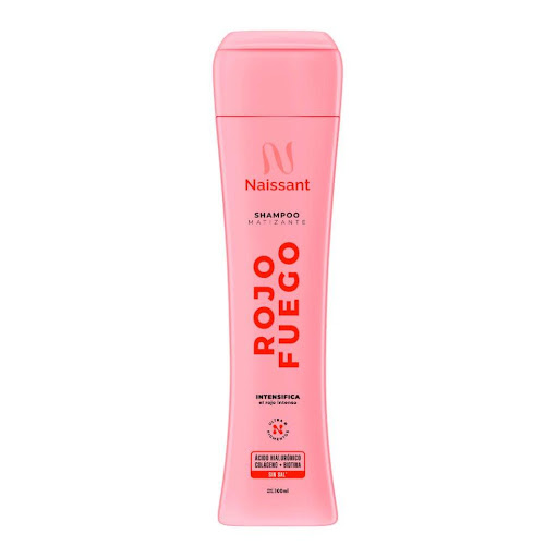SHAMPOO MATIZANTE NAISSANT ROJO FUEGO 300ML NAISSANT ENVASE 300ML x 1 Dale a tu melena el cuidado que se merece con nuestra coloración semi-permanente sin amoníaco, sin peróxido, y sin DMDM Hydantoin.

Con un pH balanceado para un efecto natural y duradero, esta versión