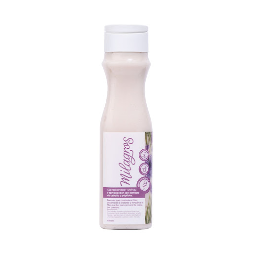 Acondicionador Milagros Antifrizz Y Fortalecedor Con Extracto De Cebolla Y Péptidos Botella x 450 ml