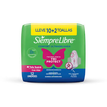 Toalla Higiénica Stayfree Adapt Plus Ultradelgada x 12 und  