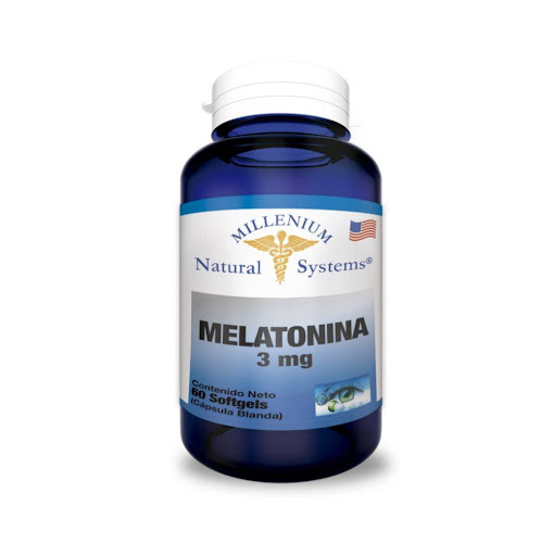 MELATONINA 3 mg X 60 Natural Systems Frasco x 60 Puede ser efectiva para tratar el insonmio en adultos mayores, mejorando la calidad de sueño.  ES UN MEDICAMENTO. NO EXCEDER SU CONSUMO. LEER INDICACIONES Y CONTRAINDICACIONES. SI LOS SINTOMAS PERSIST