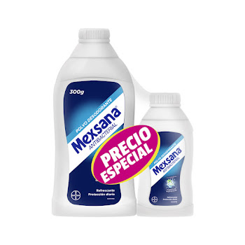 Talco Mexsana X 300 G + Talco X 85 Gr  