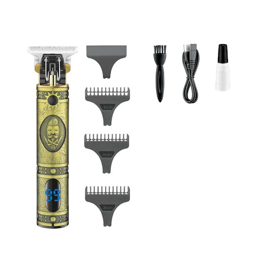 Cortadora De Pelo Dorada Con Diseño De Calavera - Recargable Y Portátil UNIMARC Unidad x 1 