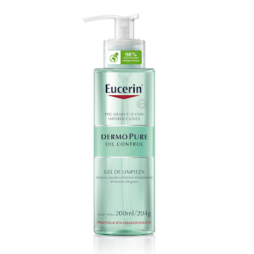 Gel Eucerin Dermo Pure Oil Control Limpiador x 200 ml  