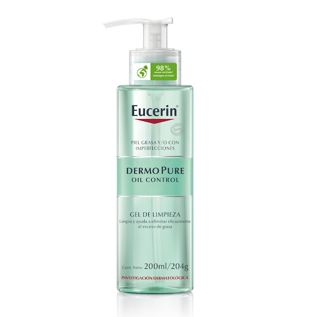 Gel Eucerin Dermo Pure Oil Control Limpiador x 200 ml  