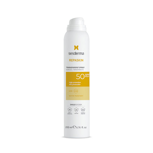 Fotoprotector Repaskin Sesderma Fotoprotector Spf 50 Aerosol Transparente Frasco x 200 ml