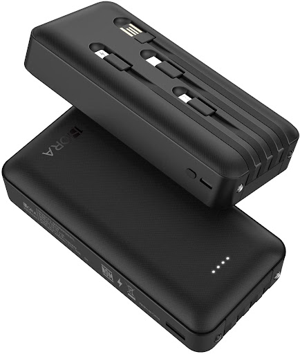 Batería Power Bank 1 Hora 20000 mAh Azul x 1 und