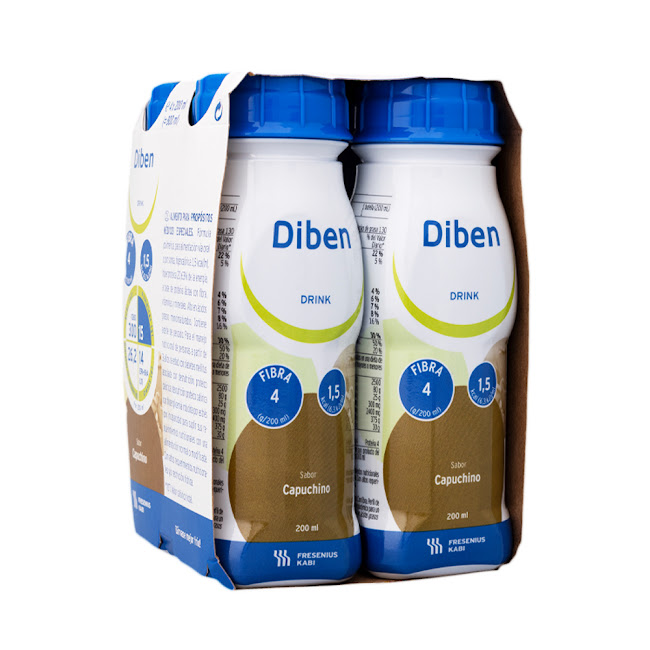 Bebida Diben Drink Sabor Capuchino Paca x4Uni cada una x200 Ml Fresenius Kabi  