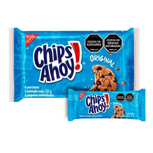 Galletas Chips Ahoy   Paquete x 6 und