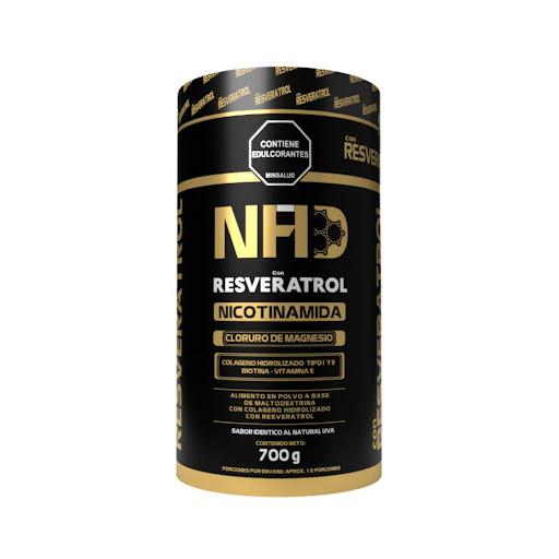 NAD + Resveratrol con Nicotinamida, Magnesio, Colágeno y Biotina 700g NATURAL HEALTH POLVO x 1 Fórmula avanzada que combina antioxidantes y nutrientes clave para apoyar la energía celular, la salud de la piel y el bienestar integral. Contribuye a la vitalidad, el cuidado articular y el fortalec