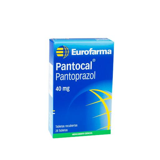 Pantocal Pantoprazol 40 mg Eurofarma Caja x 28 Tabletas
