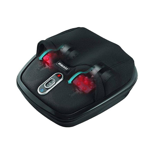Masajeador Pies Shiatsu Air Max Deep Fms-307 HOMEDICS Individual x 1 El masajeador de pies Shiatsu Air Max con calor ofrece 2 estilos de masaje para brindarle una comodidad inusual. Elija un masaje profundo para una relajación sin igual después de un largo día de pie o