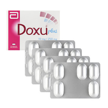 Doxu Plus Naproxeno + Hidrocodona 10mg/250mg Abbott x 20 Tabletas  